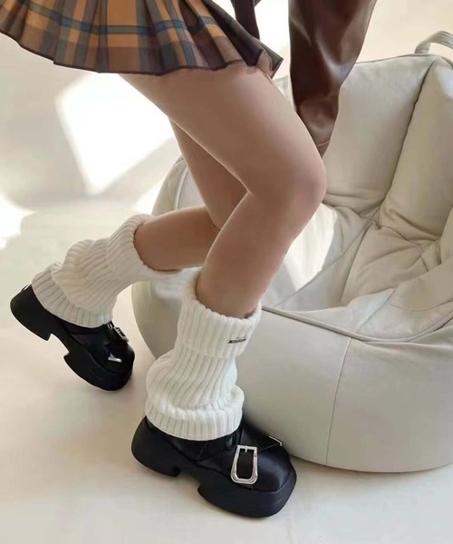 mosox レッグウォーマー リブレッグウォーマー レディース : ZOZOTOWN