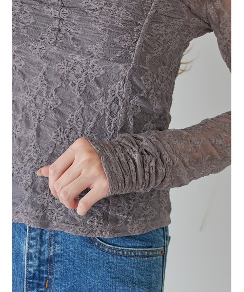 Chacott（チャコット） tシャツ 「Chacott」レースシアーTOPS