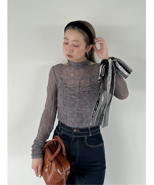 Chacott（チャコット） tシャツ 「Chacott」レースシアーTOPS