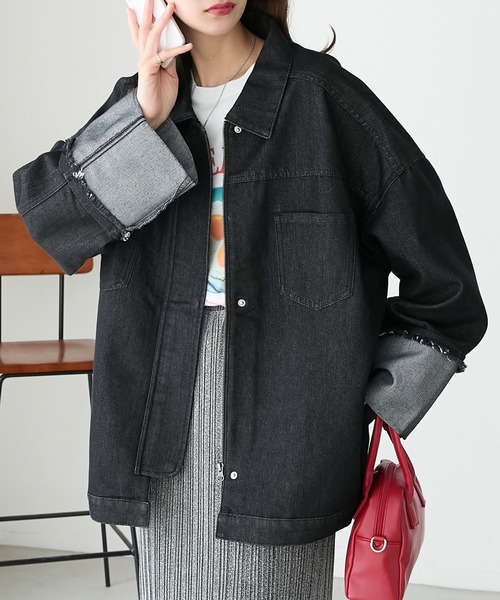 BONLECILL（ボンルシール） デニムジャケット gジャン ターンバック