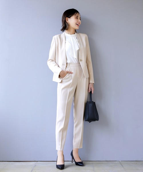 セットアップ 「洗濯機OK♪ストレッチで動きやすい♪シワになりにくい