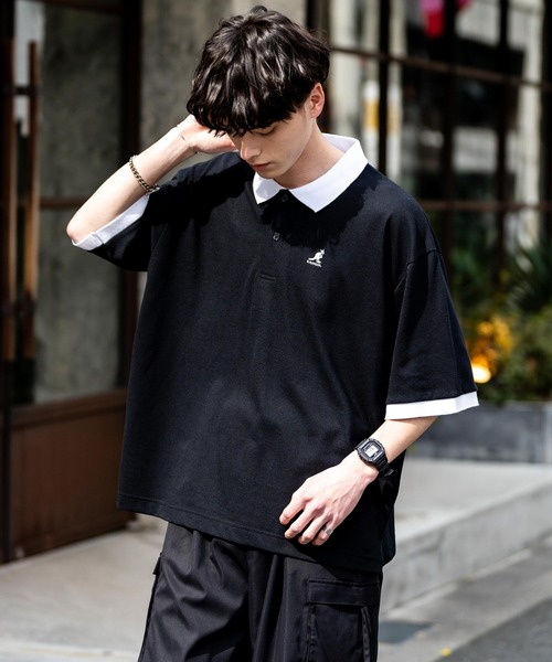 KANGOL（カンゴール） ポロシャツ 別注コラボ 鹿の子クレリック