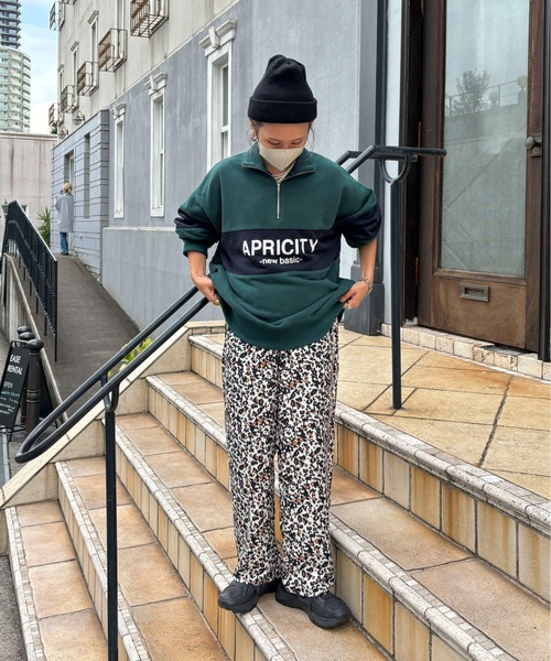 パンツ 「XSサイズあり」レオパードイージーパンツ レディース