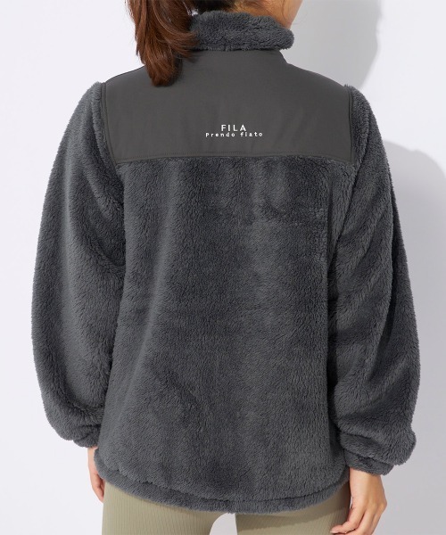 FILA（フィラ） モコモコトラックジャケット レディース : ZOZOTOWN