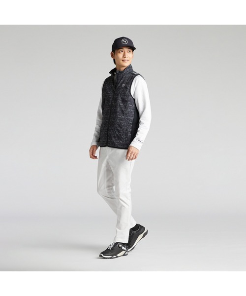 PUMA（プーマ） ダウンジャケット ダウン メンズ ゴルフ ストレッチAOP