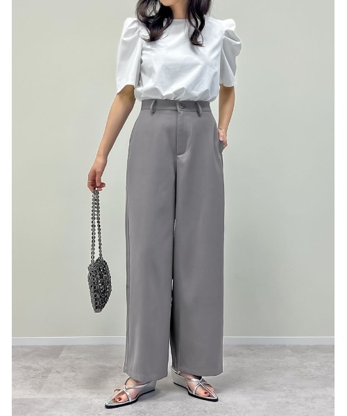 Re:EDIT（リエディ） パンツ 「夏の体型カバーに」「低身長/高身長