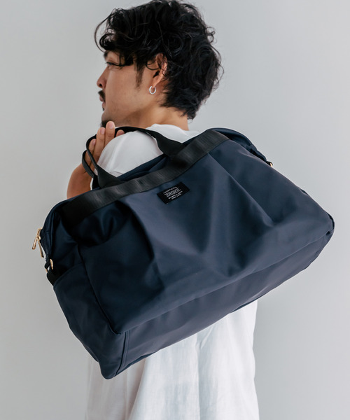 ecco ゴルフバック 2way ボストンバック 防水 トート 黒ナイロン ecco