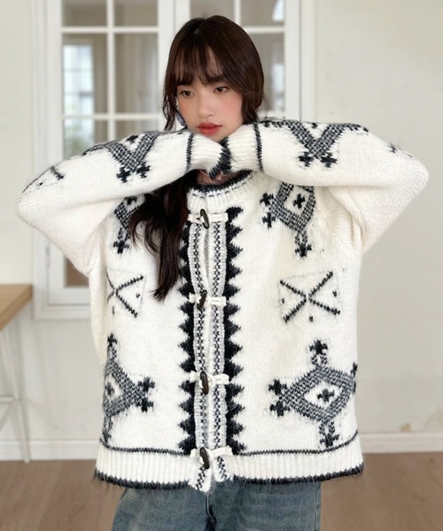 幾何学模様 ニットのおすすめ人気商品一覧 通販 - Yahoo!ショッピング