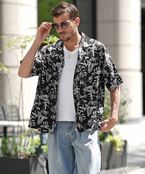 joker（ジョーカー） シャツ 「JOKER」総柄プリント オーバーサイズ