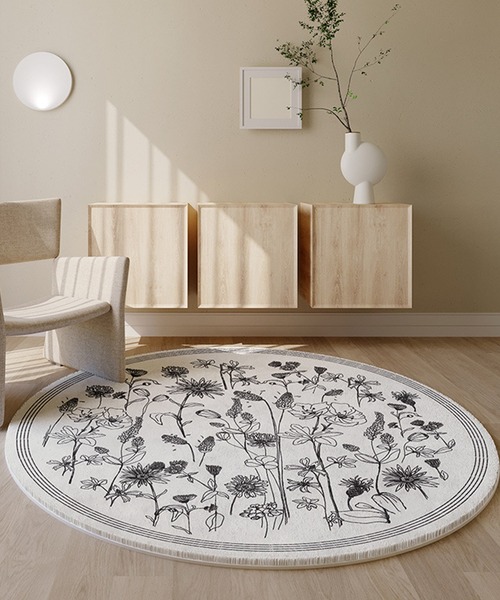 aimoha（アイモハ） ラグ ラグマット ボタニカル/サーフ/アート