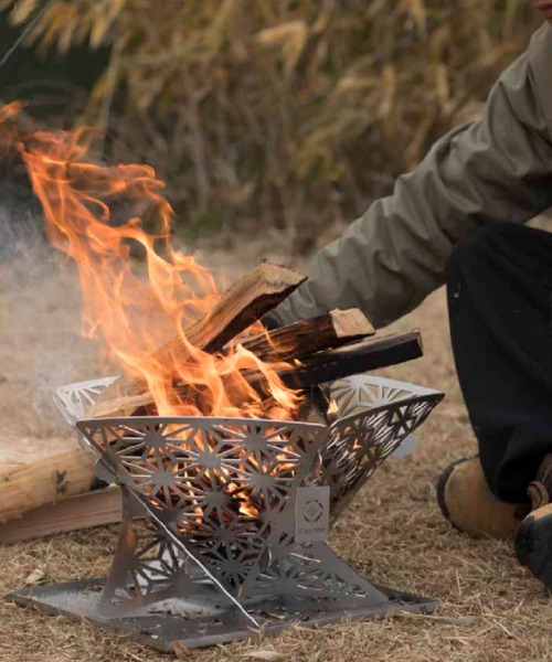 S'more 和柄組立焚き火台 Mサイズ : ZOZOTOWN Yahoo!店 - 通販 - Yahoo