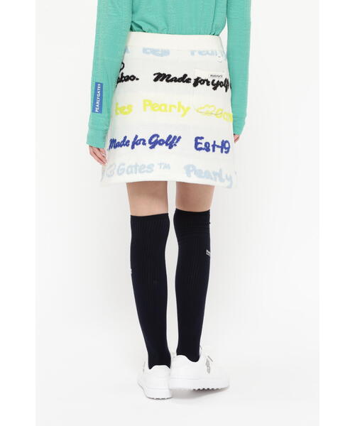 PEARLY GATES（パーリーゲイツ） スカート 「PEARLY GATES」天竺×ロゴ