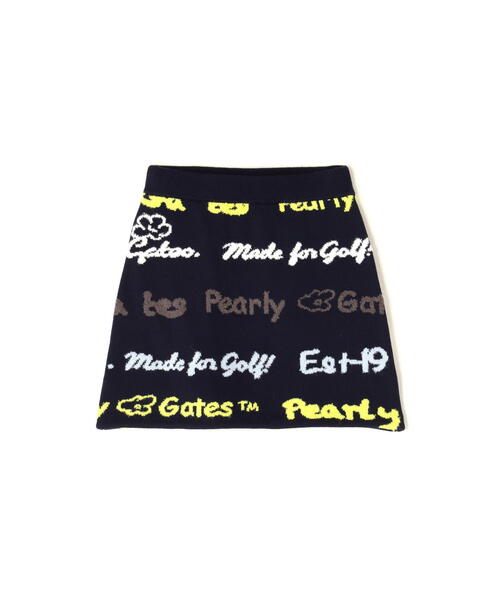 PEARLY GATES（パーリーゲイツ） スカート 「PEARLY GATES」天竺×ロゴ