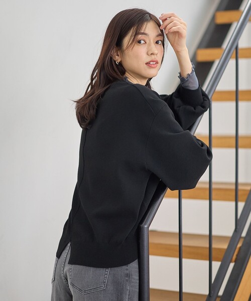 ANY（エニィ） ニット セーター スウェットライクニット レディース