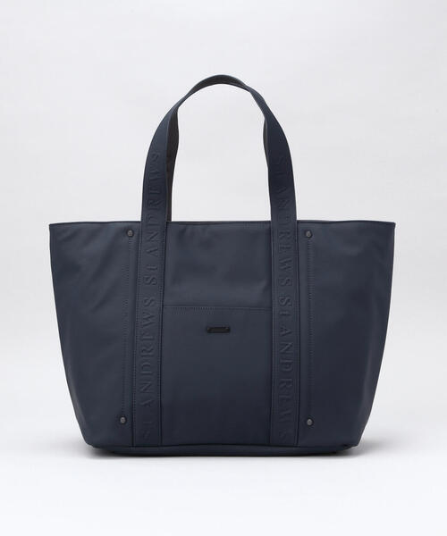 St ANDREWS トートバッグ 「St ANDREWS」合皮エンボストートバッグ
