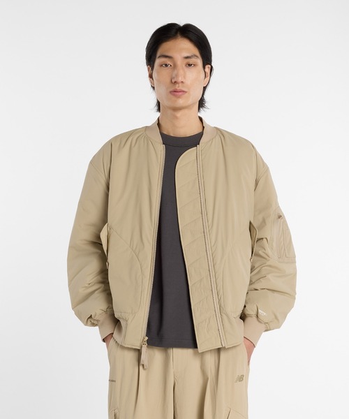 New Balance（ニューバランス） ブルゾン アウター NB GREY ボンバー