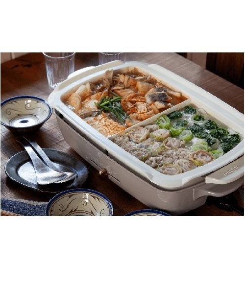 BRUNO（ブルーノ） ホットプレートグランデ用仕切り鍋 : ZOZOTOWN