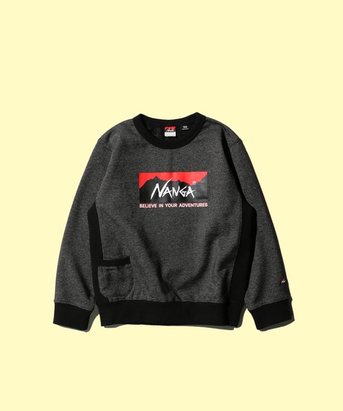 NANGA（ナンガ） トレーナー ECO HYBRID BOX LOGO KIDS SWEATエコ