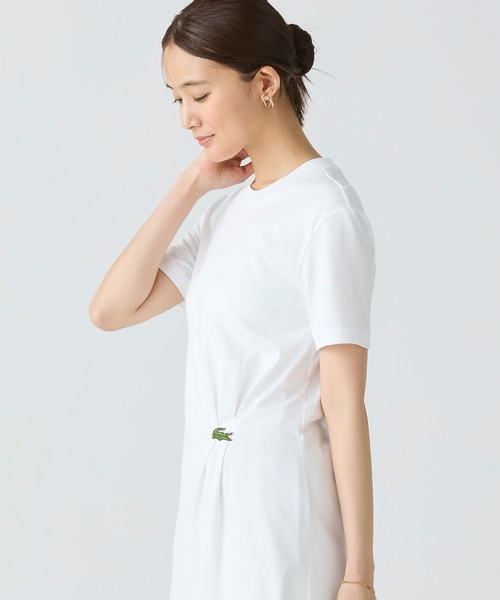 LACOSTE（ラコステ） ワンピース ワニロゴプリーツTシャツドレス