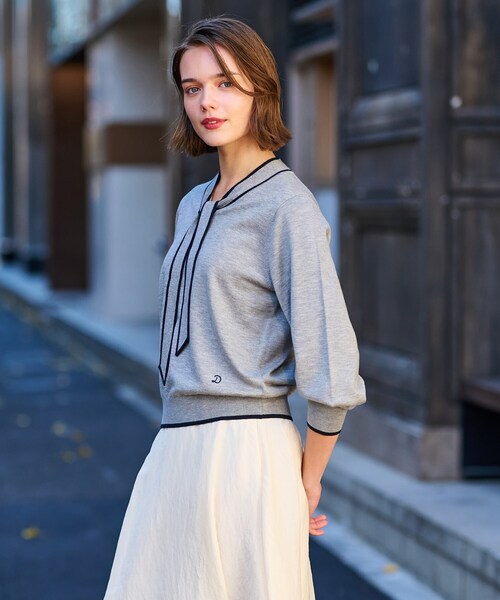 DRESSTERIOR（ドレステリア） ニット セーター 「洗える」配色ライン