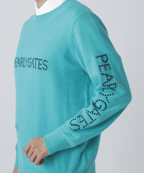 PEARLY GATES（パーリーゲイツ） セーター ニット 12G部分ジャガード