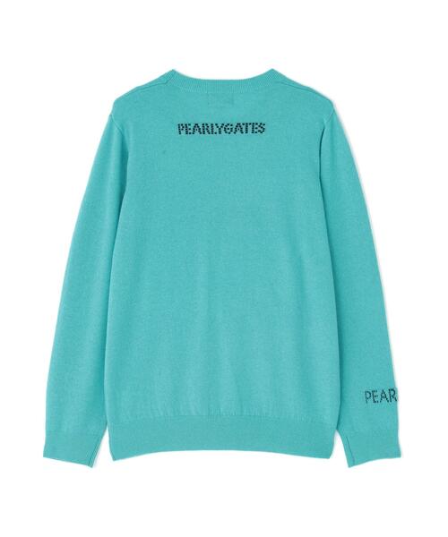 PEARLY GATES（パーリーゲイツ） セーター ニット 12G部分ジャガード