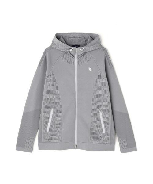 PEARLY GATES ニット ジップパーカー サイズ0 非売品[M7593] PEARLY