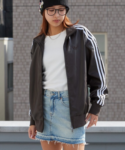 adidas（アディダス） ブルゾン アウター PLEATHER 3S TT トレフォイル