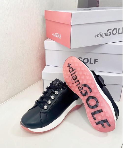 diana（プラスダイアナ） スニーカー 「+dianaGOLF」レースアップ