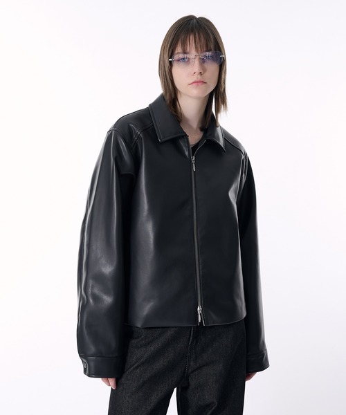 selle glant（セレグランテ） 革ジャン ライダース 2WAY DOUBLE ZIP
