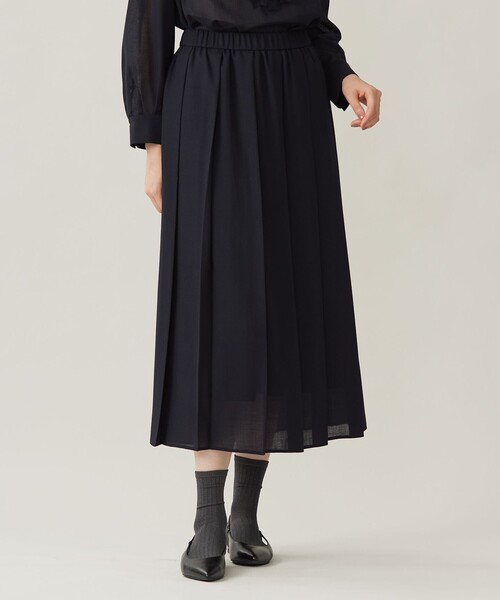 自由区（ジユウク） スカート ハイツイストビエラプリーツ スカート