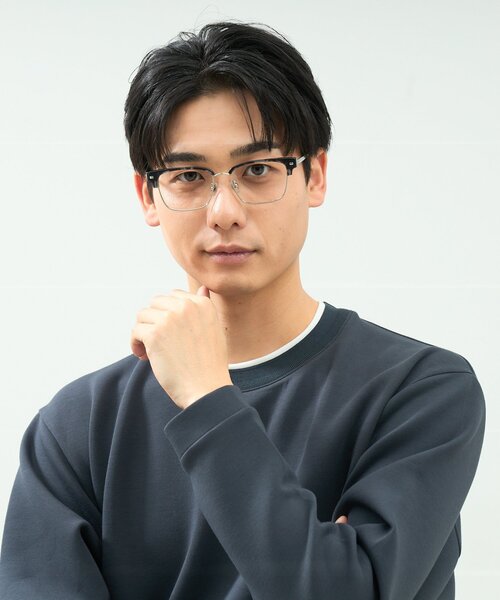 Zoff（ゾフ） 伊達メガネ メガネ 眼鏡 ウェリントン型 メガネ