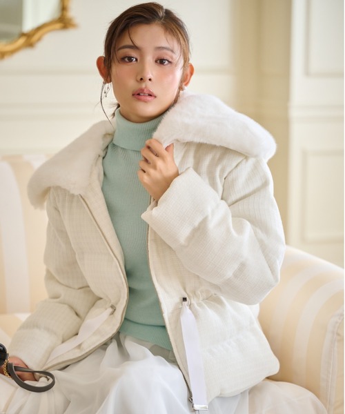 CELFORD（セルフォード） ダウンコート ダウンジャケット ファー襟付き