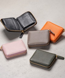 MURA（ムラ） 財布 牛革 シュリンクレザー YKKラウンドファスナー