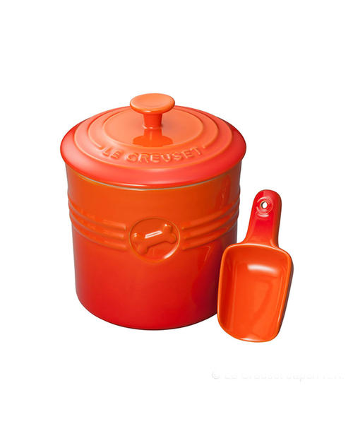 Le Creuset（ル・クルーゼ） ペットフード・コンテナー（スクープ付き