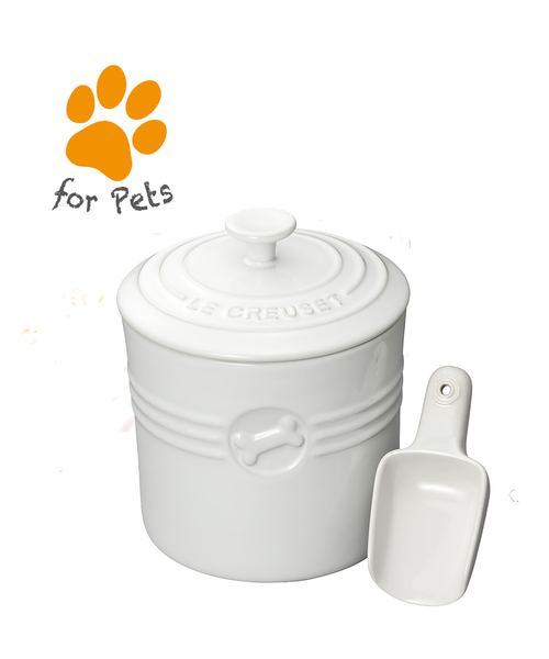 Le Creuset（ル・クルーゼ） ペットフード・コンテナー（スクープ付き