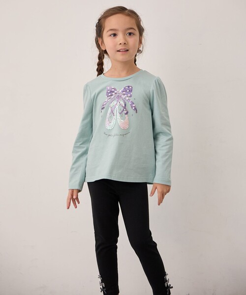 ANY（エニィ） tシャツ ミラクルスパンコール 長袖Tシャツ キッズ 子供