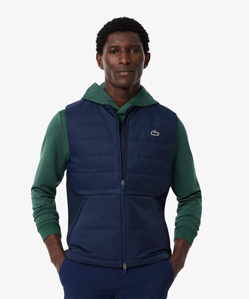 LACOSTE（ラコステ） ダウンベスト ベスト キルティング切り替え中綿