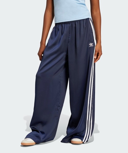 adidas（アディダス） スウェットパンツ ジャージ サテン ワイドレッグ