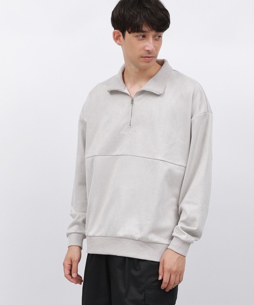 LAKOLE（ラコレ） スエードハーフZIPプルオーバー / 140614 メンズ