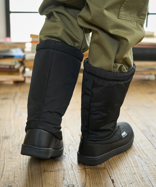 moz（モズ） ブーツ 防水 ボアライニング キルティングロングスノー