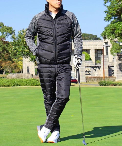 TopIsm（トップイズム） ゴルフ 中綿 裏フリース ストレッチ ゴルフ