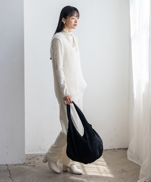 VitaFelice（ヴィータフェリーチェ） トートバッグ スウェード調