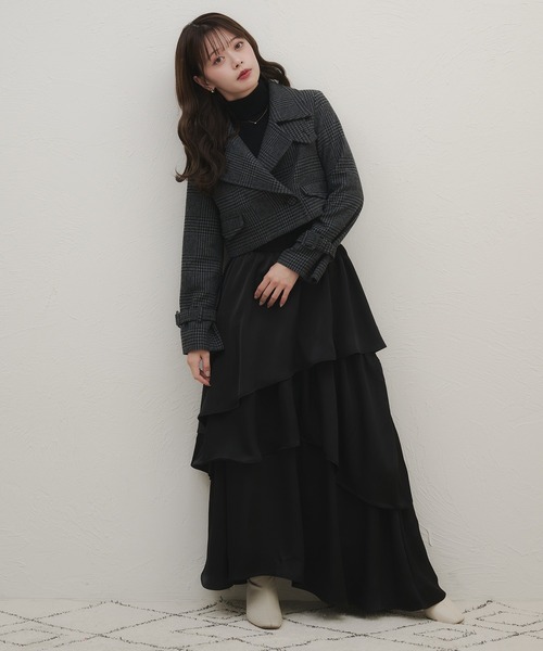 fupel セットアップ 3way short stand collar coat setup / 3way