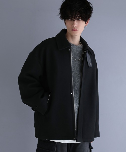 LILL（リル） コート ジャケット ルーズシルエットラムウールメルトン