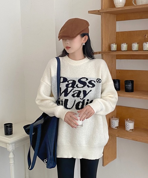 DIAVEL ニット セーター 新色追加！「WEB限定」Pass Wayジャガード