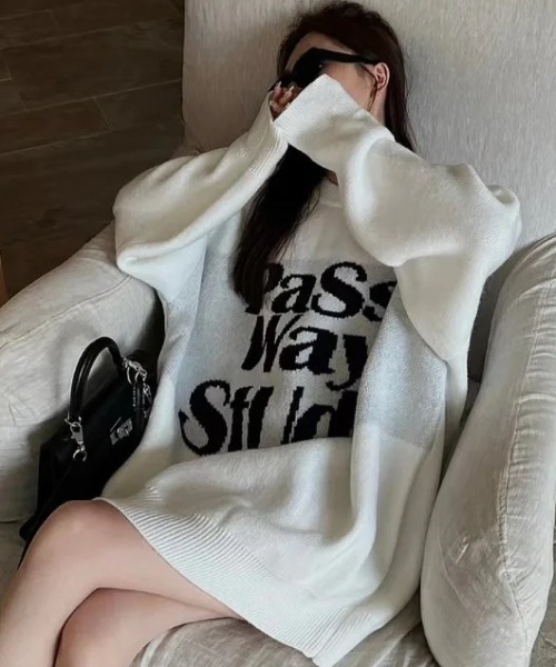 DIAVEL ニット セーター 新色追加！「WEB限定」Pass Wayジャガード