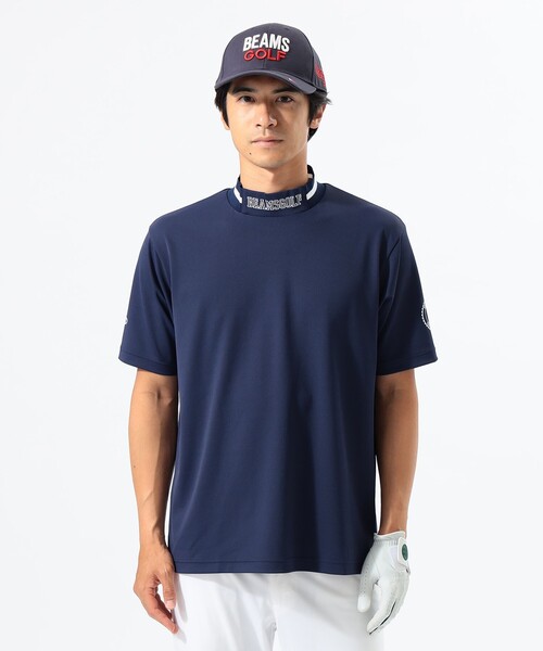 BEAMS GOLF（ビームス ゴルフ） tシャツ ORANGE LABEL / リブ襟 モック