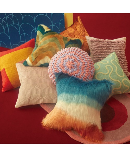 Francfranc（フランフラン） クッション クッションカバー ファー