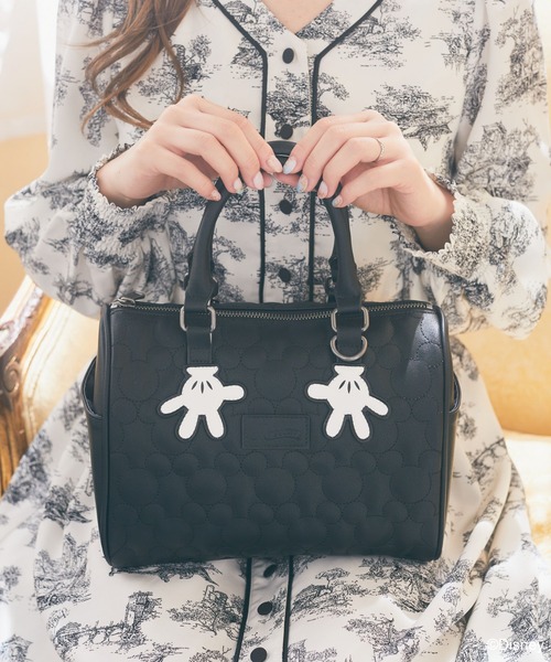 Disney（ディズニー） ハンドバッグ ミッキー/キルティングミニ